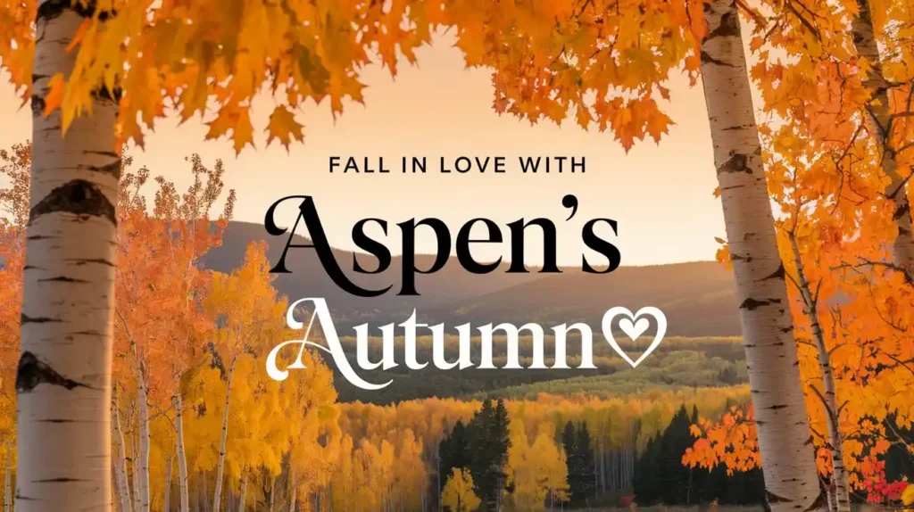 Fall In Love With Aspenās Autumn