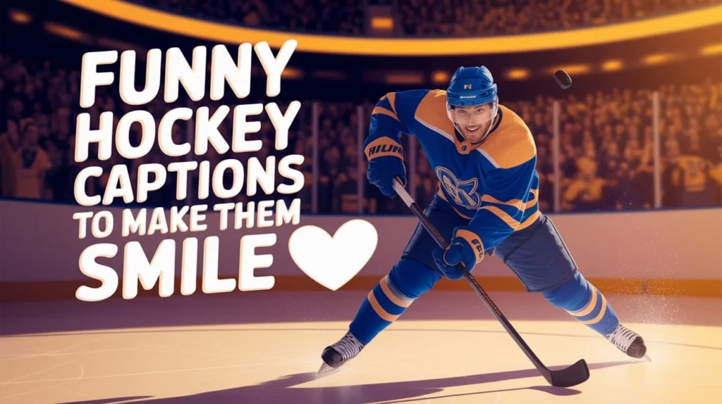 Funny Hockey Captions to Make Them Smile
