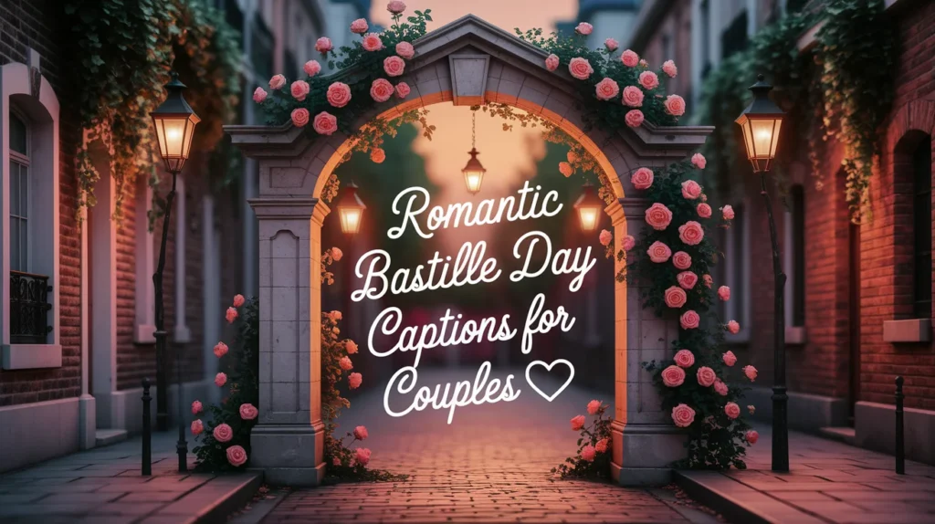 Romantic Bastille Day Captions for Couples
