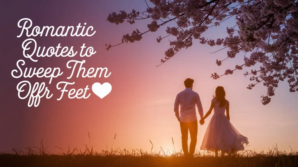 Romantic Quotes to Sweep Them Off Their Feet