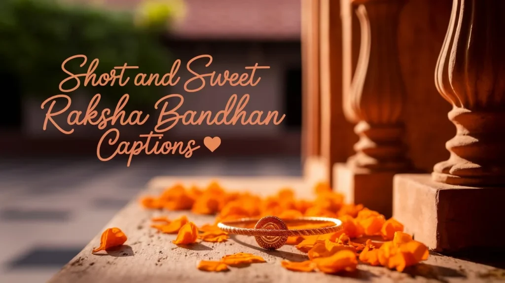 Short and Sweet Raksha Bandhan Captions