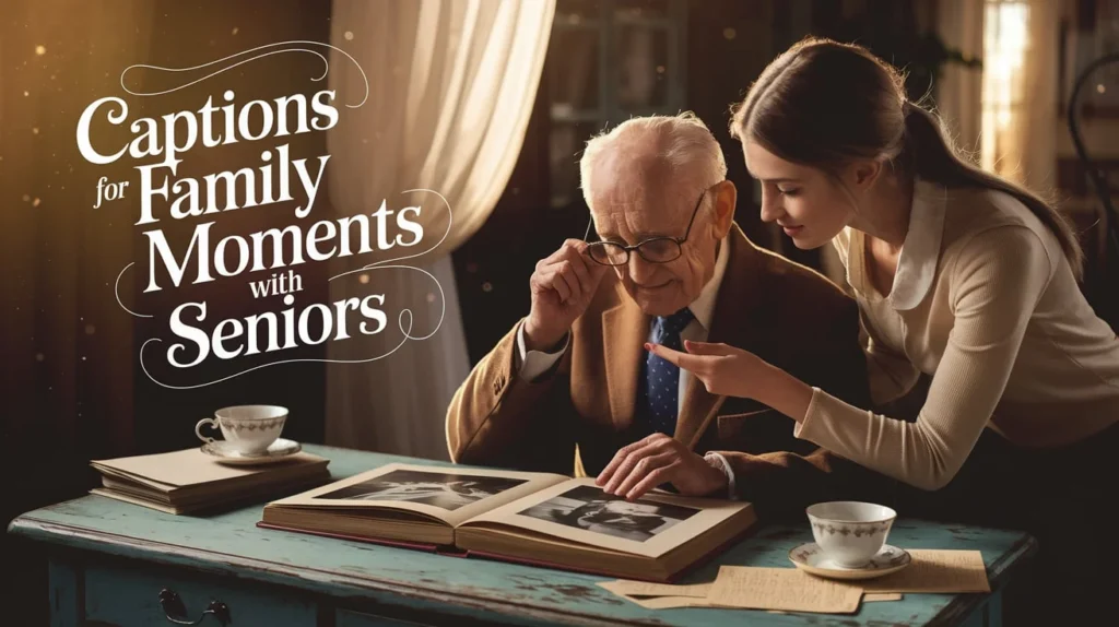 Captions for Family Moments with Seniors