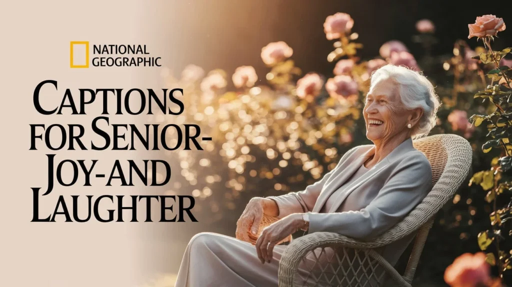 Captions for Senior Joy and Laughter