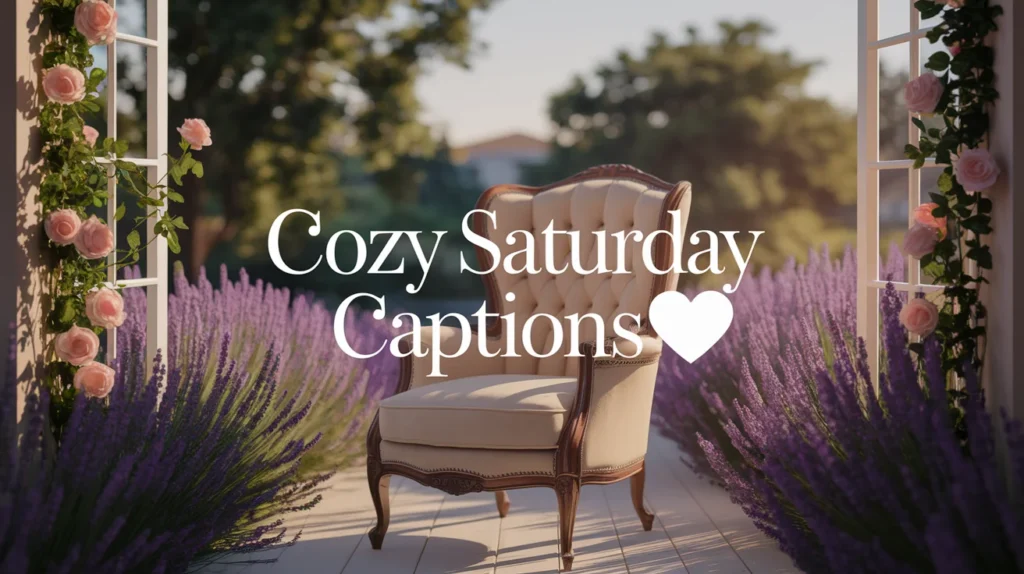 Cozy Saturday Captions 