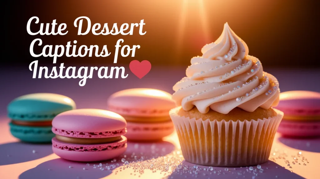 Cute Dessert Captions For Instagram