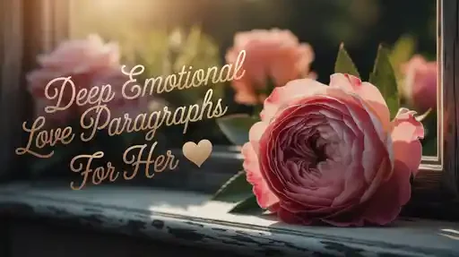 Deep Emotional Love Paragraphs For Her