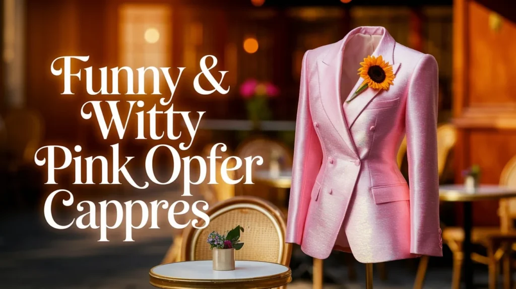 Β Funny & Witty Pink Outfit Captions