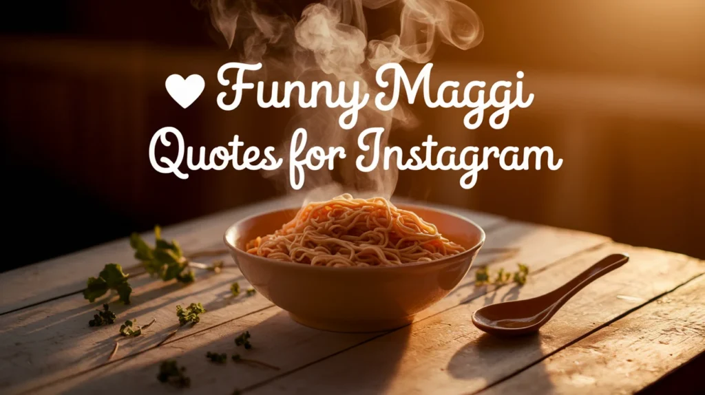 Funny Maggi Quotes For Instagram
