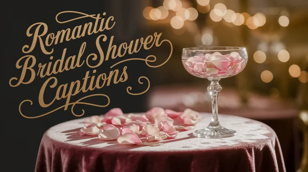 Romantic Bridal Shower Captions