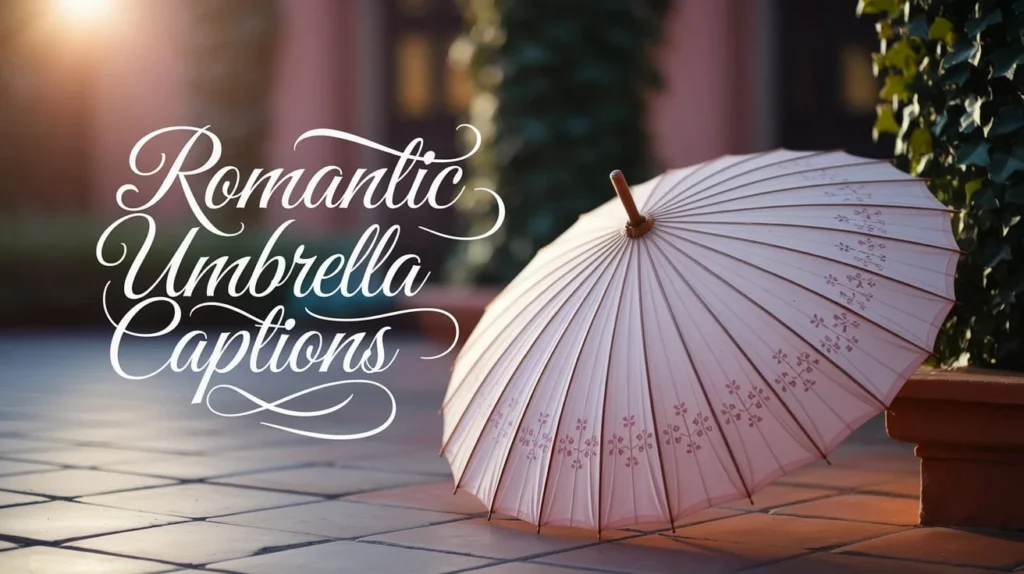 Romantic Umbrella Captions