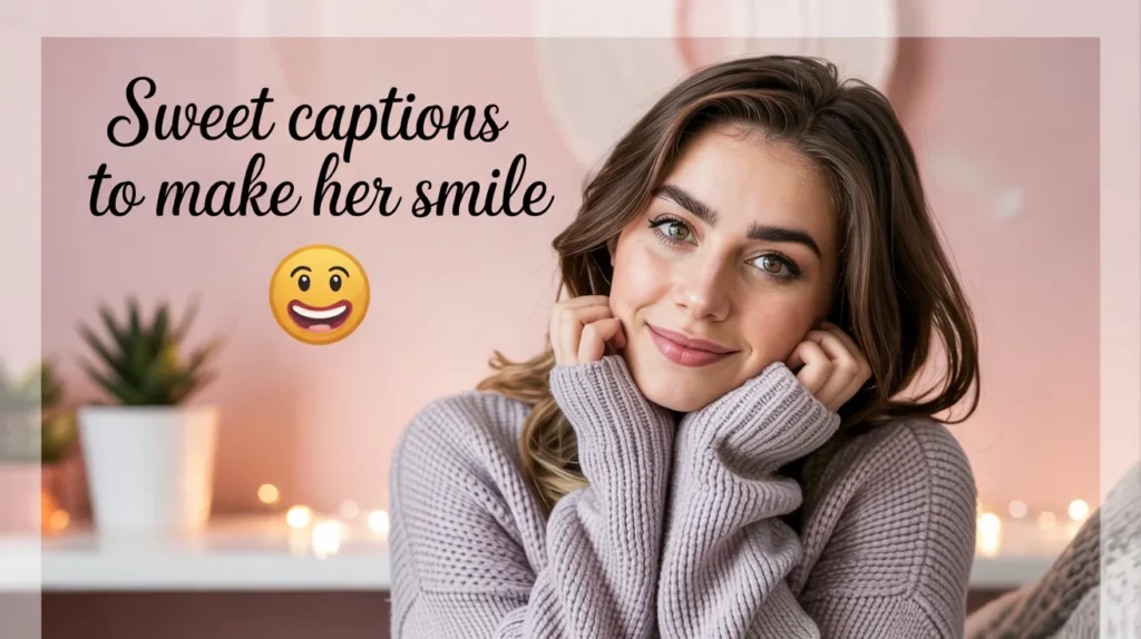 Sweet Captions to Make Her Smile