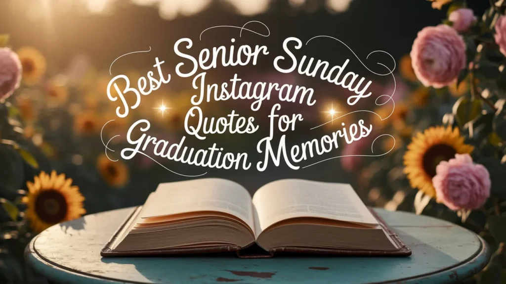✨ Best Senior Sunday Instagram Quotes for Graduation Memories