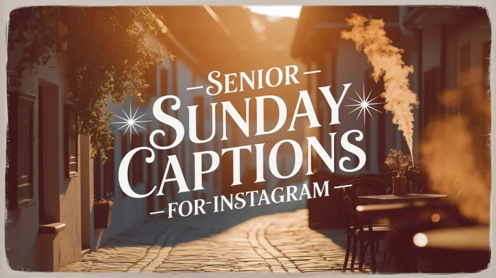 ✨ Senior Sunday Captions for Instagram