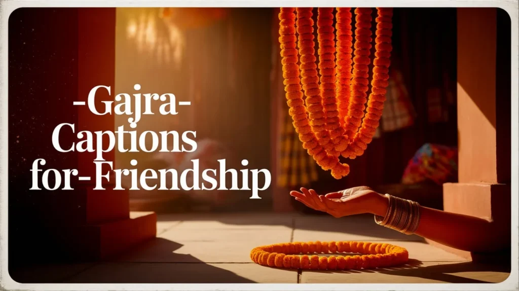 🤝 Gajra Captions for Friendship