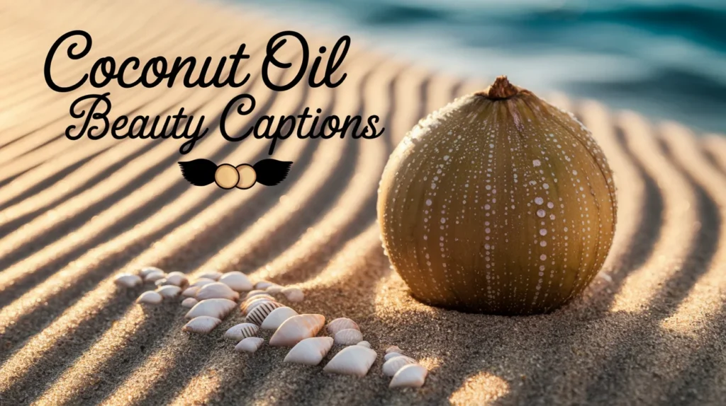 Coconut Oil Beauty Captions 