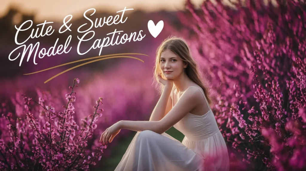  Cute & Sweet Model Captions 
