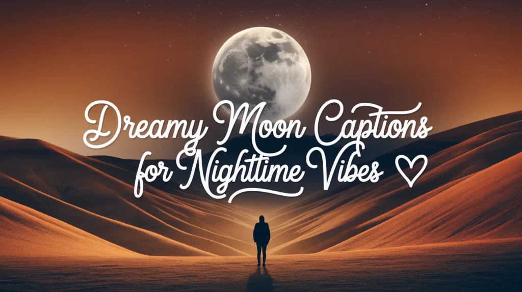 Dreamy Moon Captions for Nighttime Vibes 