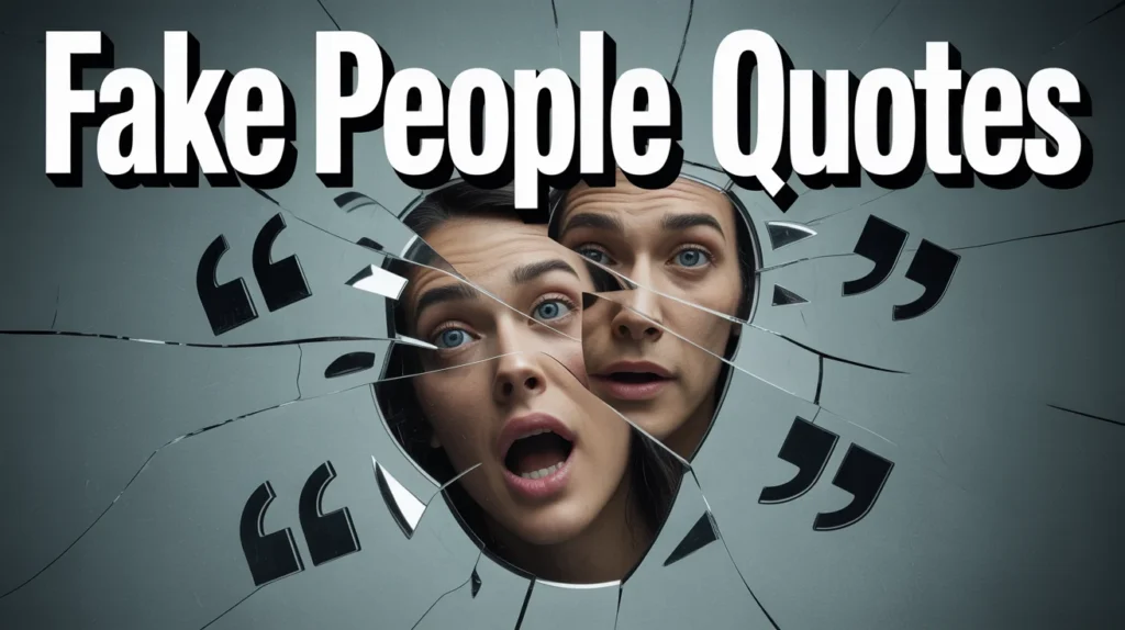 Fake People Quotes