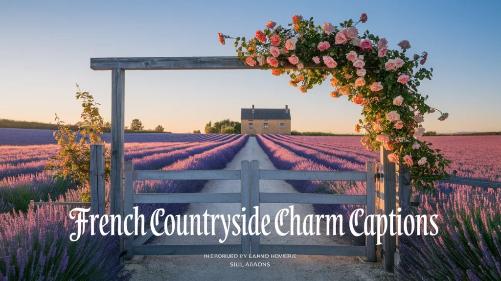 French Countryside Charm Captions