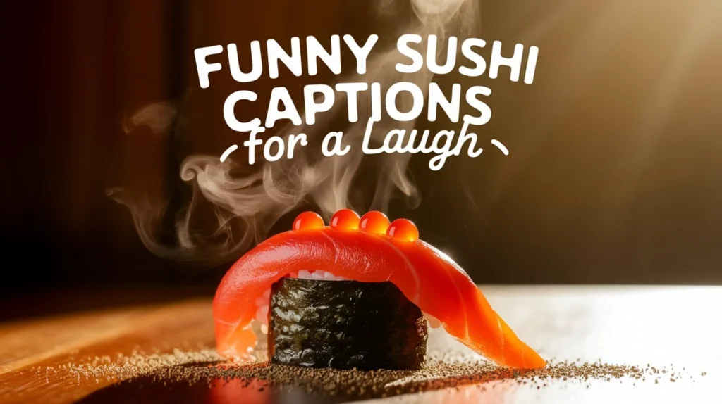 Funny Sushi Captions For A Laugh