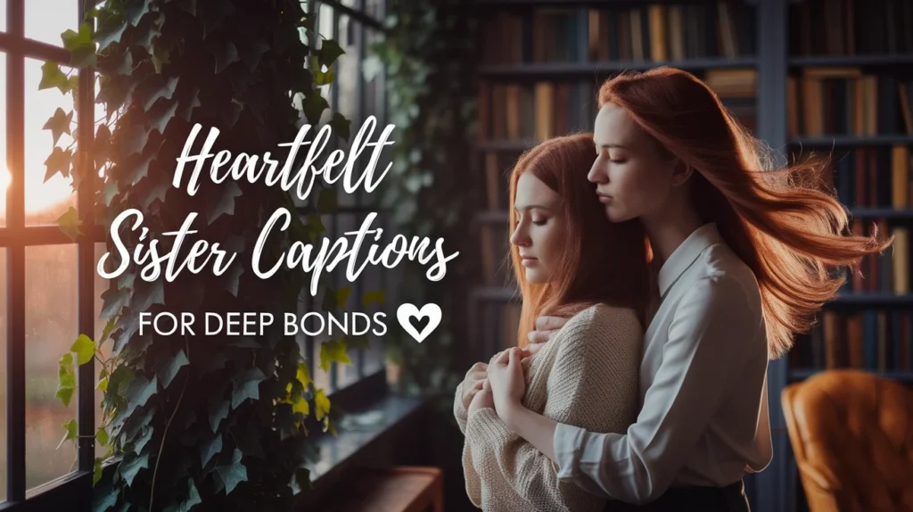 Heartfelt Sister Captions For Deep Bonds 