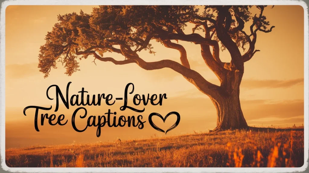 Nature-Lover Tree Captions 