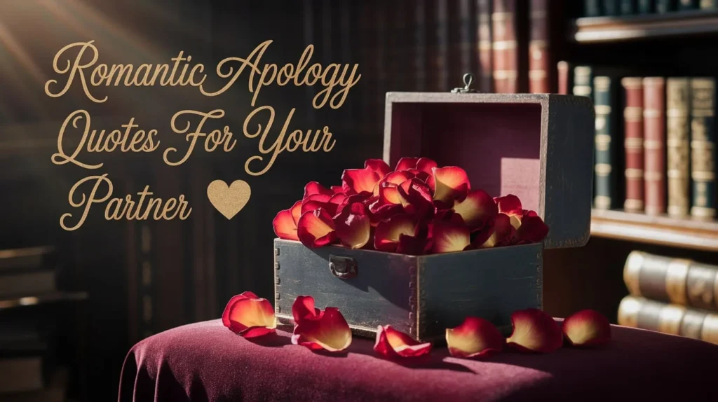 Romantic Apology Quotes for Your Partner 