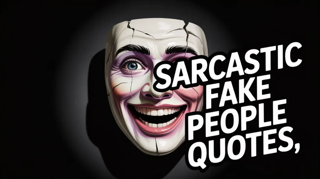 Sarcastic Fake People Quotes