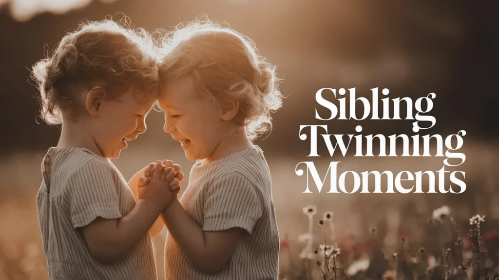 Sibling Twinning Moments