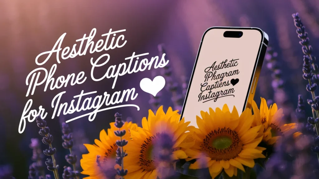Aesthetic iPhone Captions For Instagram 