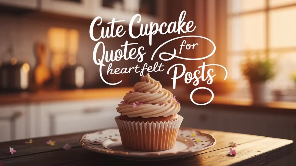 Cute Cupcake Quotes For Heartfelt Posts