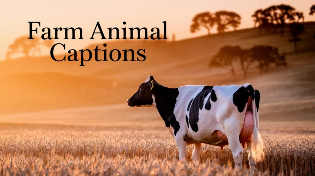 Farm Animal Captions