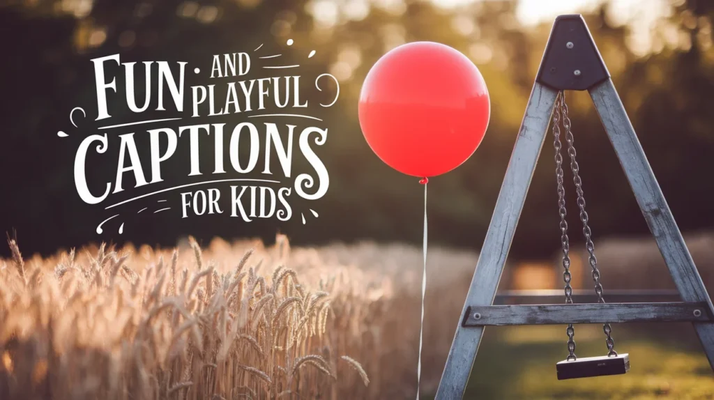 Fun and Playful Captions for Kids