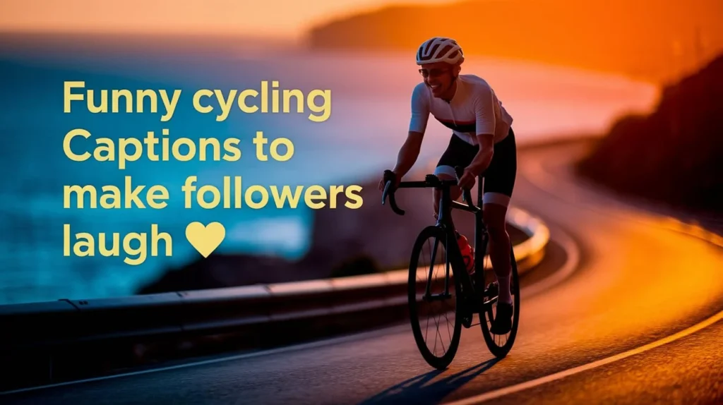 Funny Cycling Captions to Make Followers Laugh 