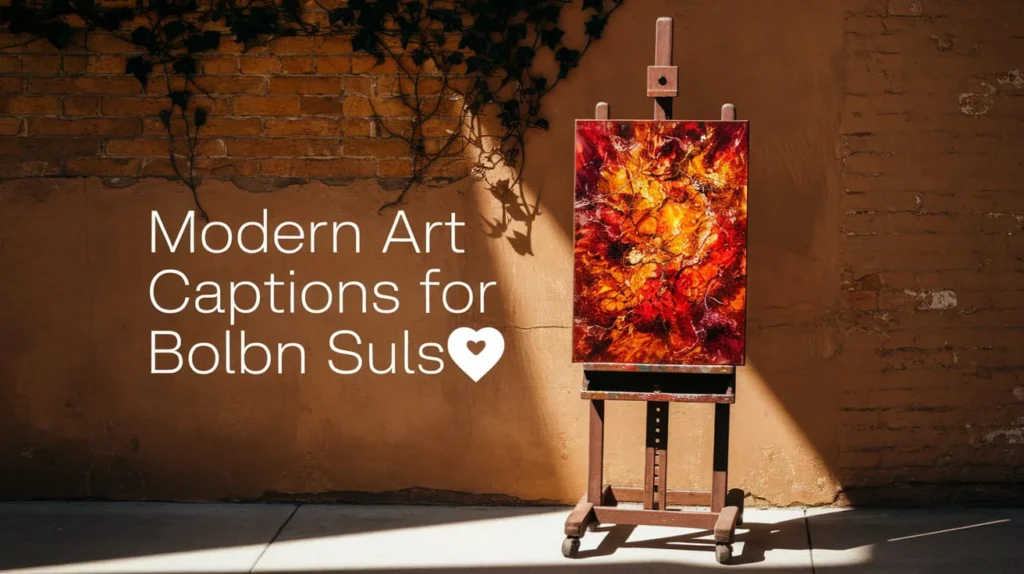 Modern Art Captions for Bold Souls 
