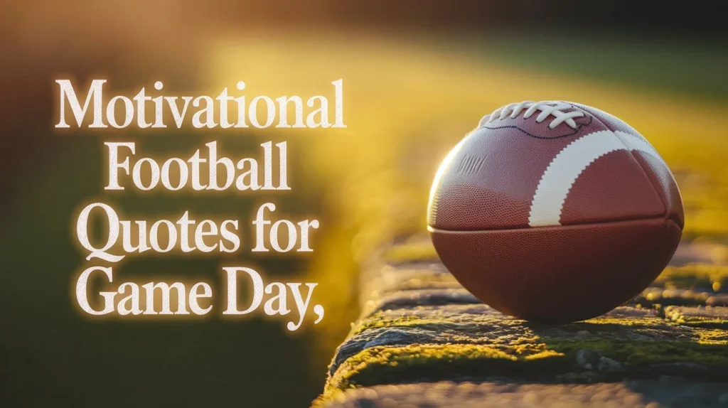 Motivational Football Quotes for Game Day