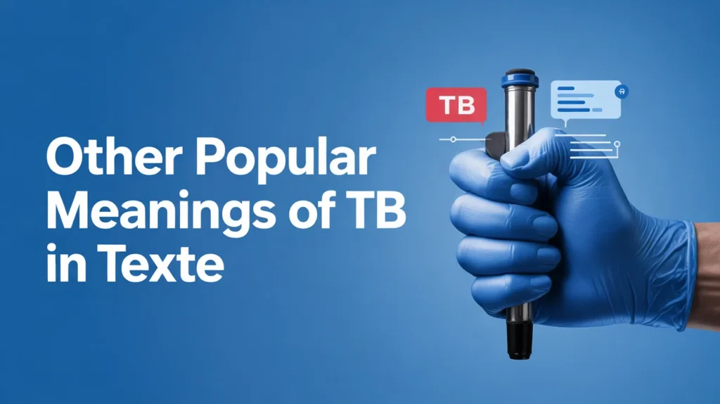 Other Popular Meanings of TB in Text