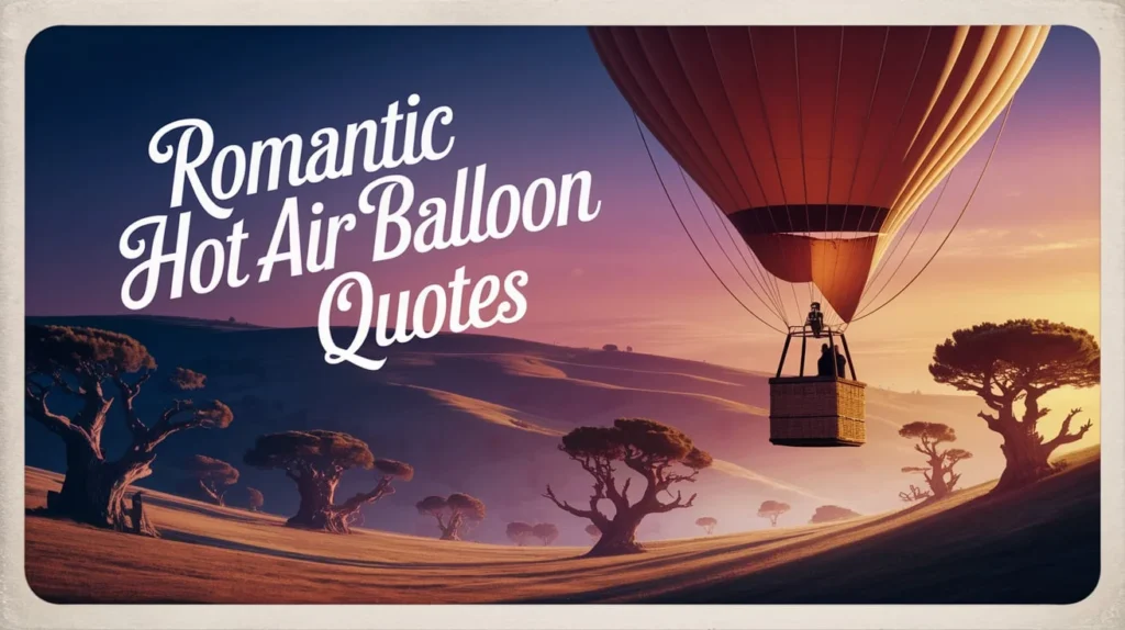 Romantic Hot Air Balloon Quotes