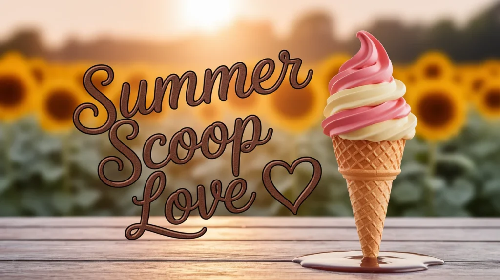 Summer Scoop Love 