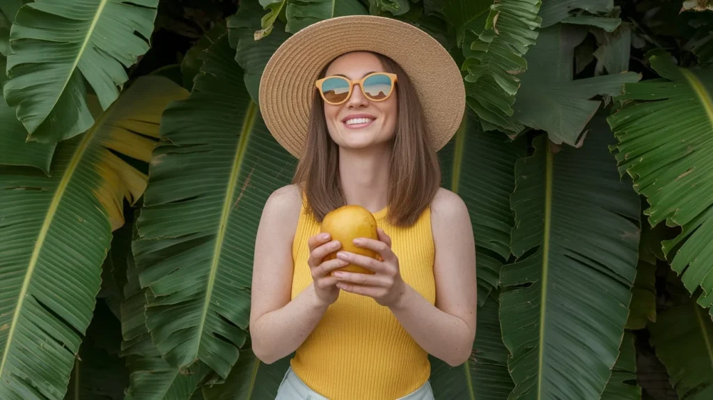 Tropical Vibes With Mango Captions 