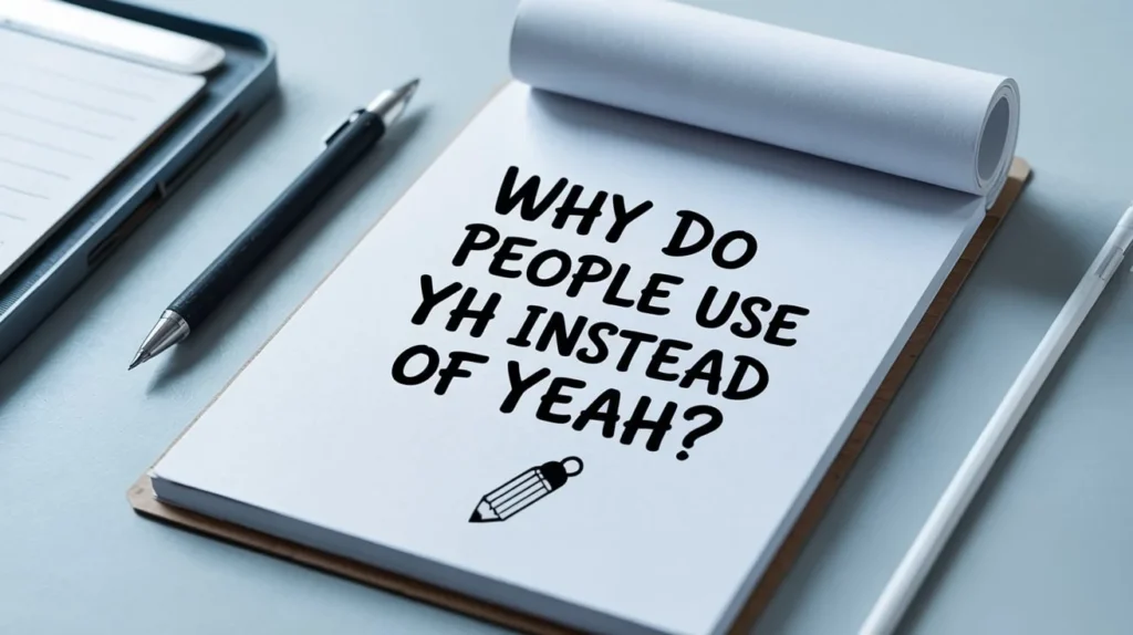 Why Do People Use YH Instead of Yeah?