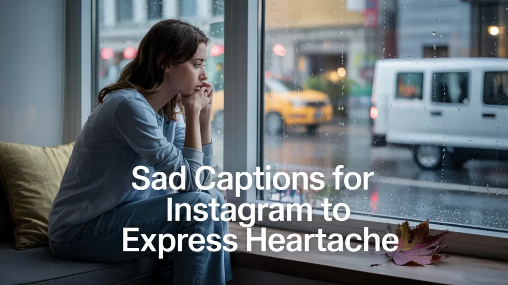 Sad Captions for Instagram to Express Heartache
