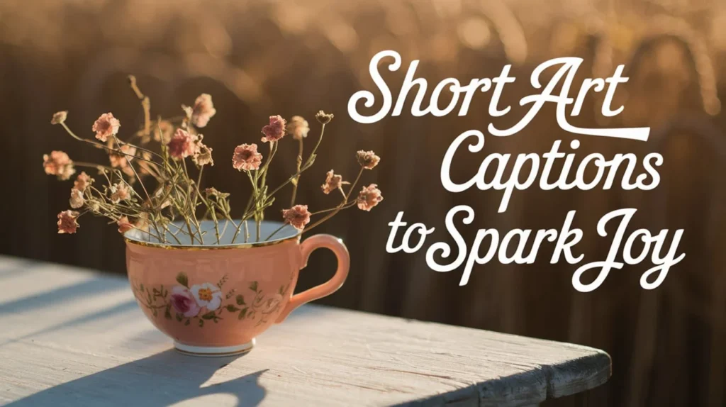 Short Art Captions to Spark Joy