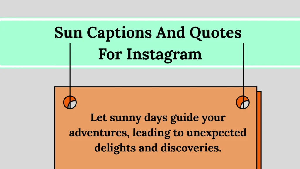Sun Quotes For Instagram
