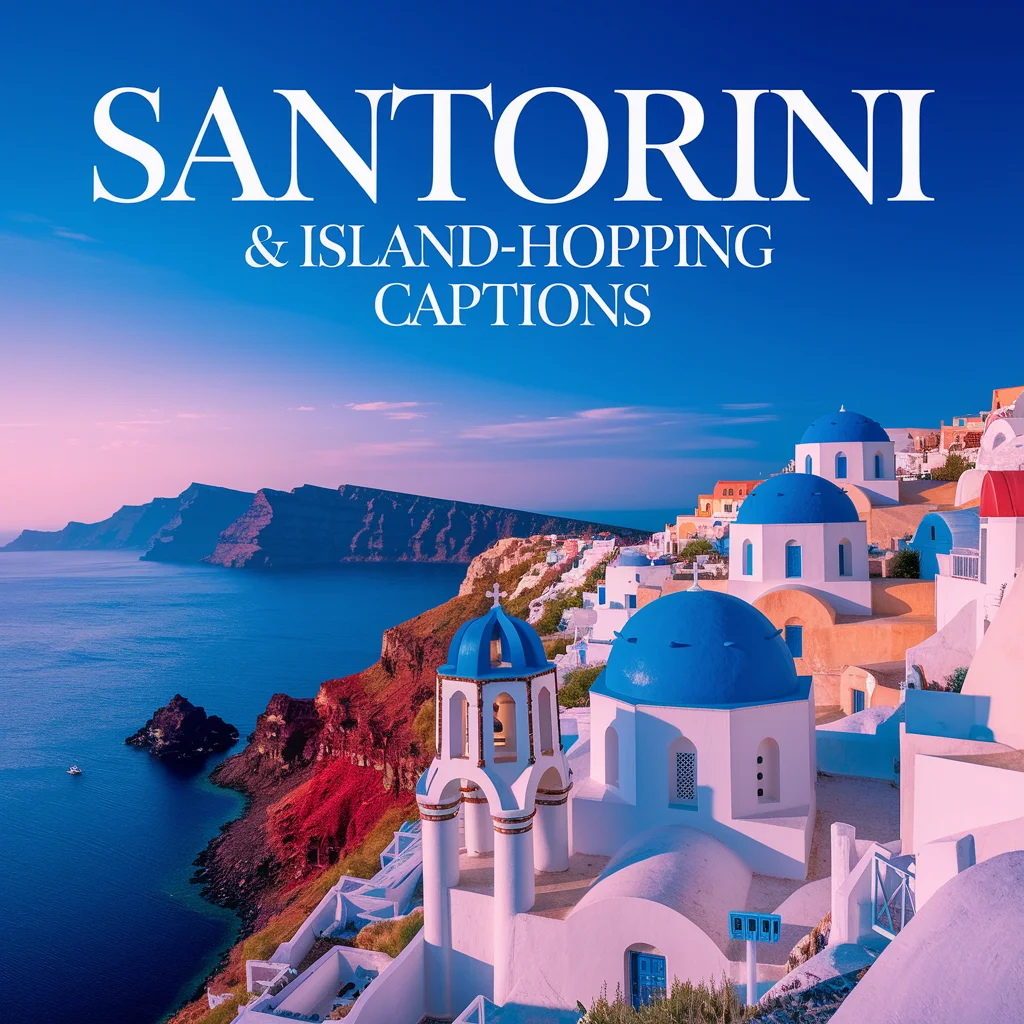 Santorini & Island‑Hopping Captions