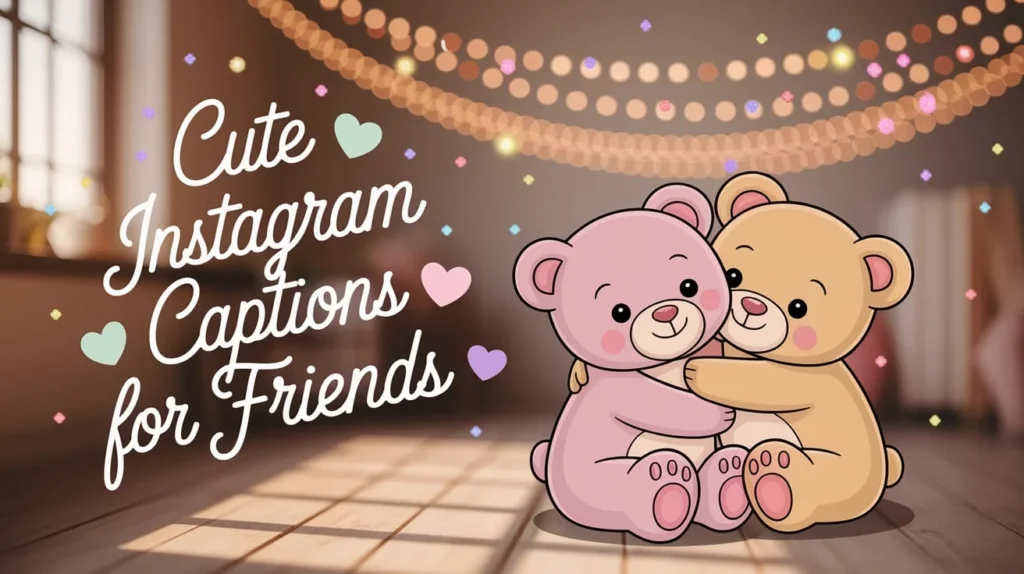 Cute Instagram Captions For Friends