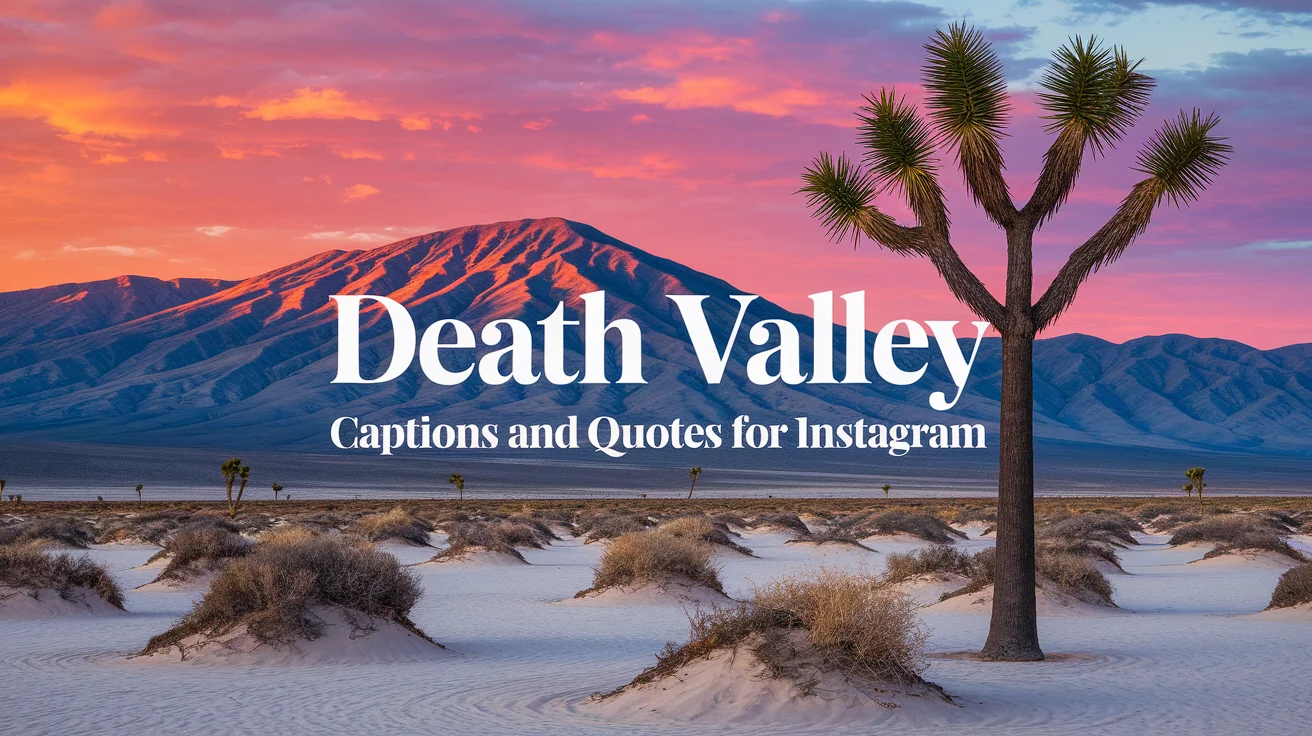 Death Valley Captions And Quotes For Instagram