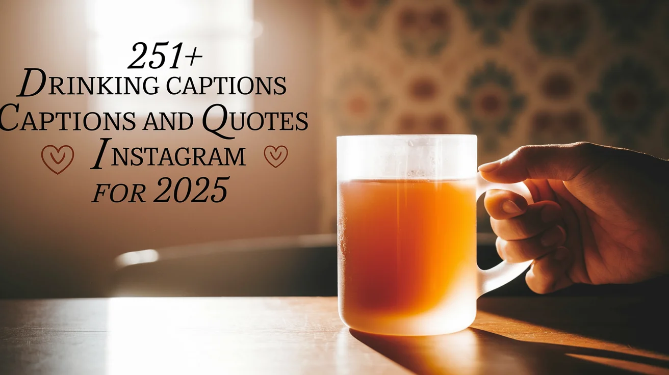 Drinking Captions And Quotes For Instagram