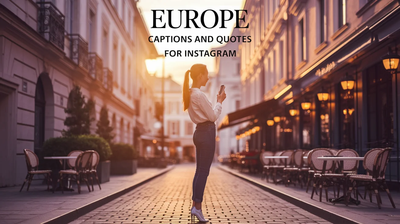 Europe Captions And Quotes For Instagram