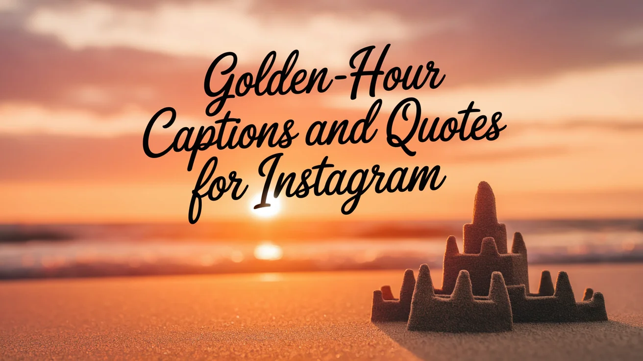 Golden Hour Captions And Quotes For Instagram